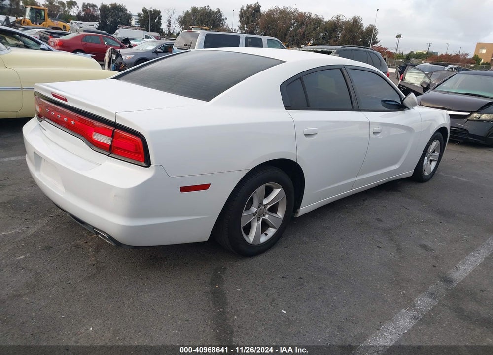 2012 DODGE CHARGER SE VIN: 2C3CDXBG7CH287278