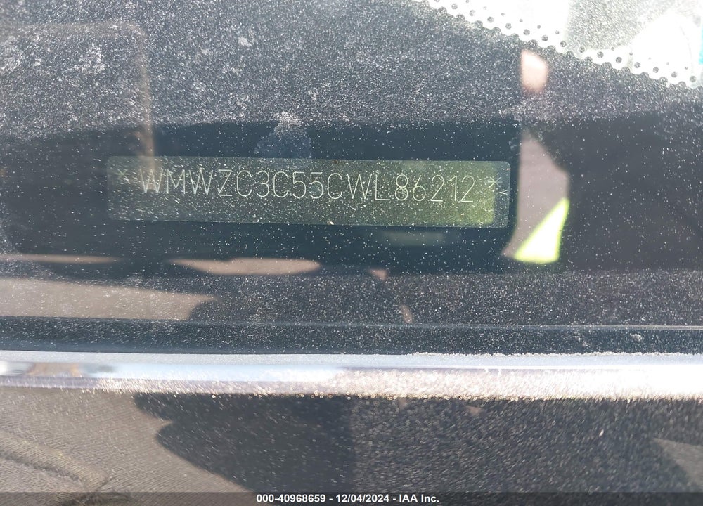 2012 MINI COOPER S COUNTRYMAN VIN: WMWZC3C55CWL86212