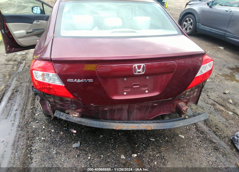 2012 HONDA CIVIC LX VIN: 2HGFB2F51CH532104