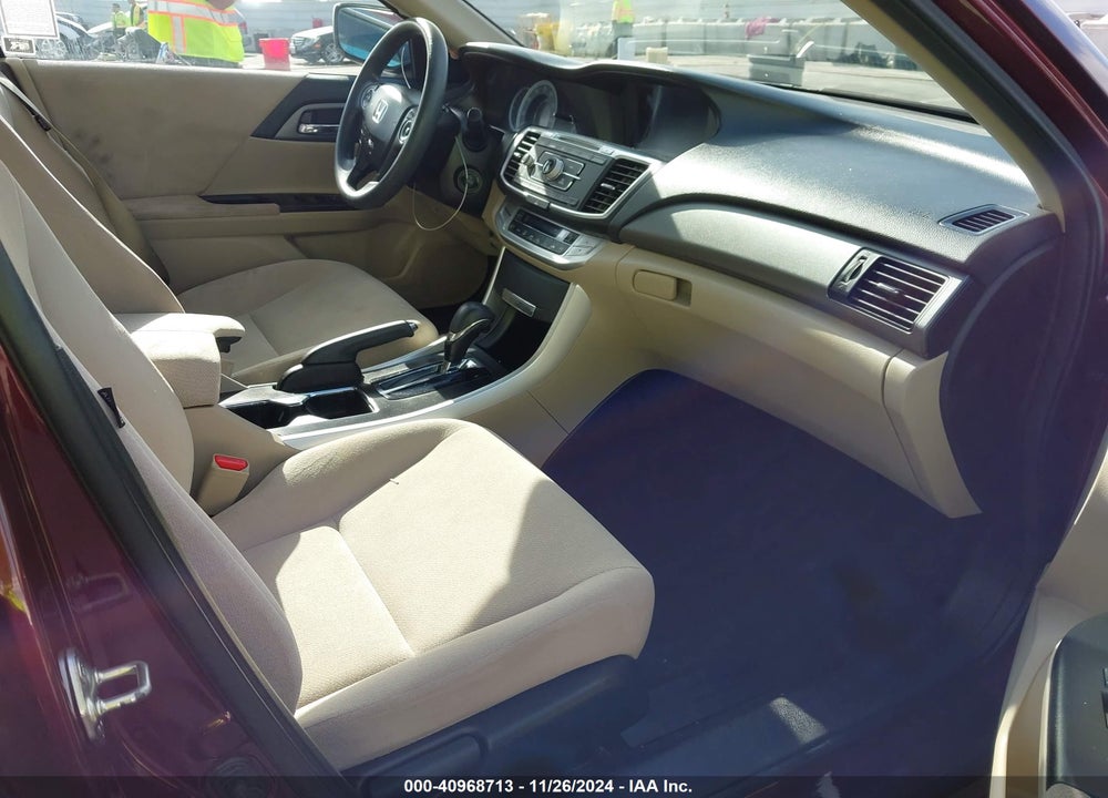 2013 HONDA ACCORD LX VIN: 1HGCR2F39DA064622