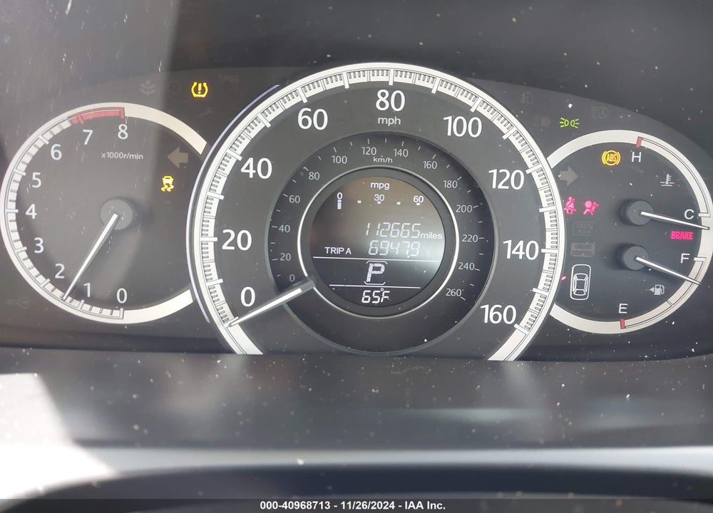2013 HONDA ACCORD LX VIN: 1HGCR2F39DA064622