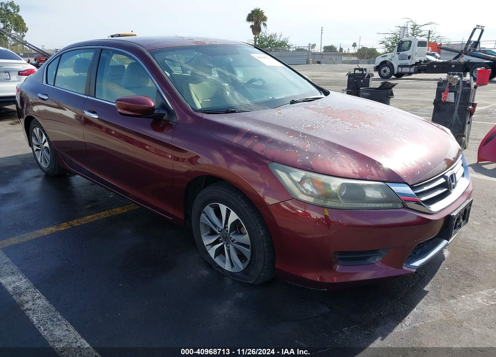 2013 HONDA ACCORD LX VIN: 1HGCR2F39DA064622