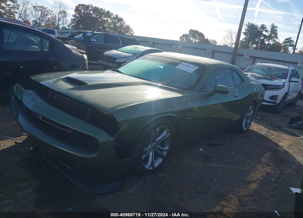 2022 DODGE CHALLENGER R/T VIN: 2C3CDZBT3NH143836