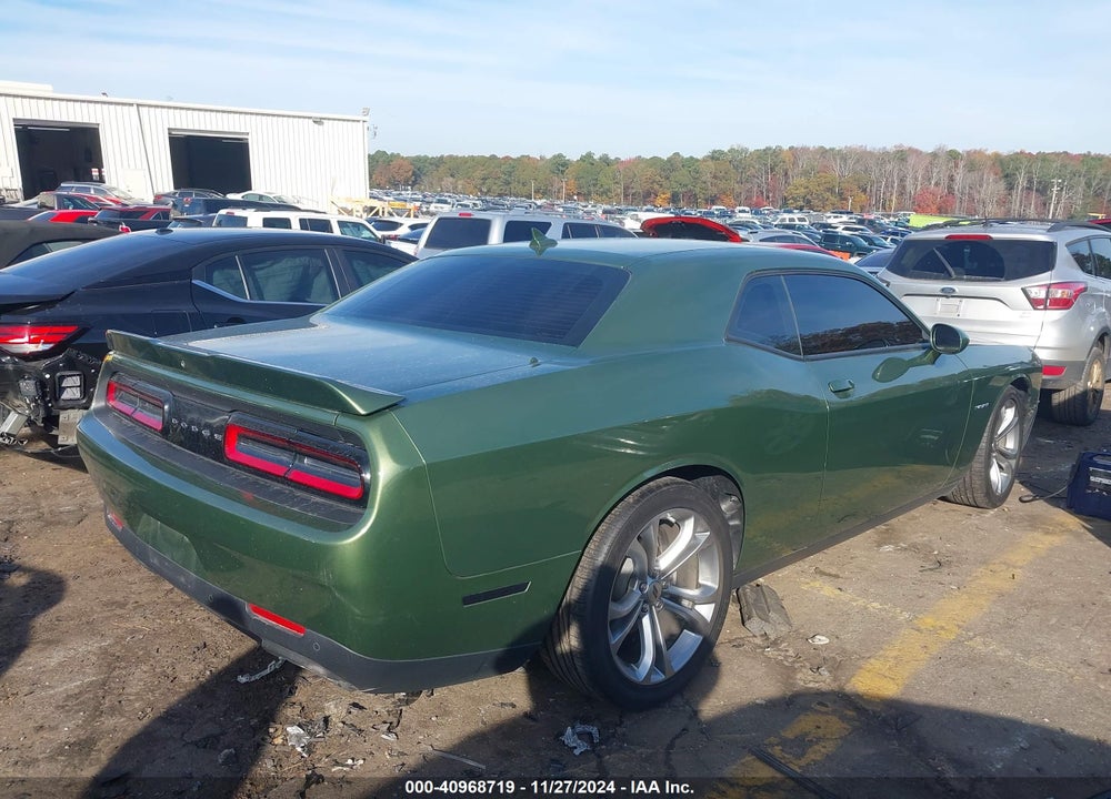 2022 DODGE CHALLENGER R/T VIN: 2C3CDZBT3NH143836