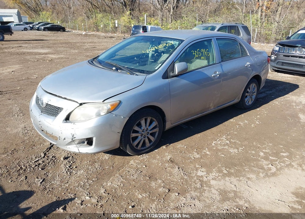 2009 TOYOTA COROLLA LE VIN: 1NXBU40E69Z020626