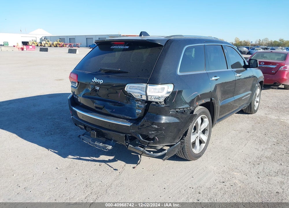 2016 JEEP GRAND CHEROKEE OVERLAND VIN: 1C4RJFCG7GC461995