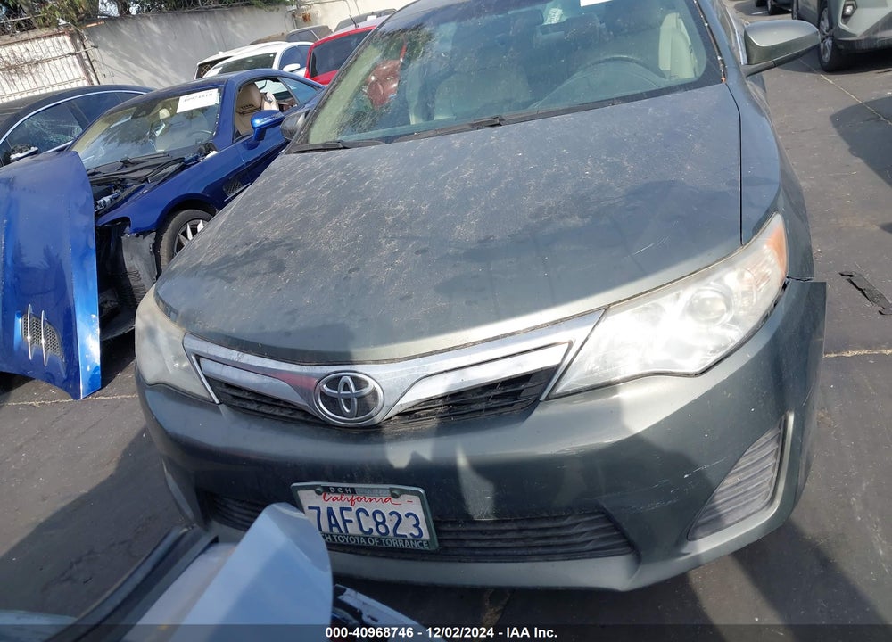 2013 TOYOTA CAMRY LE VIN: 4T4BF1FKXDR298594