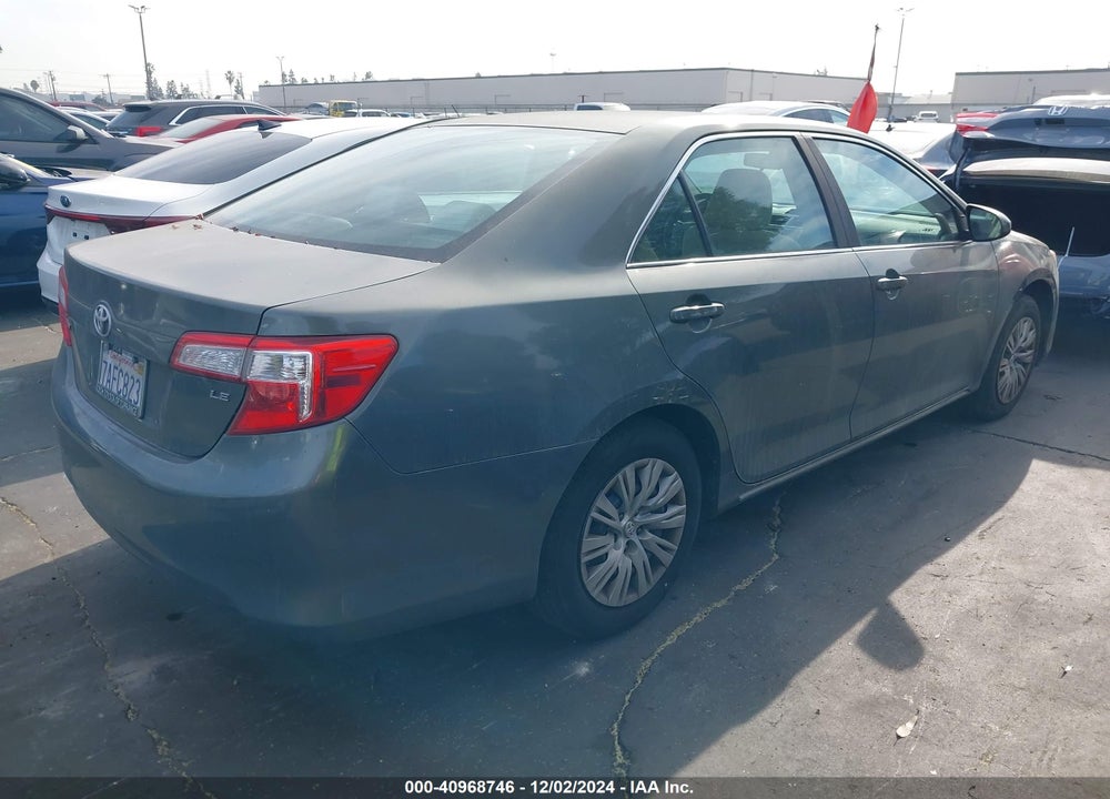 2013 TOYOTA CAMRY LE VIN: 4T4BF1FKXDR298594