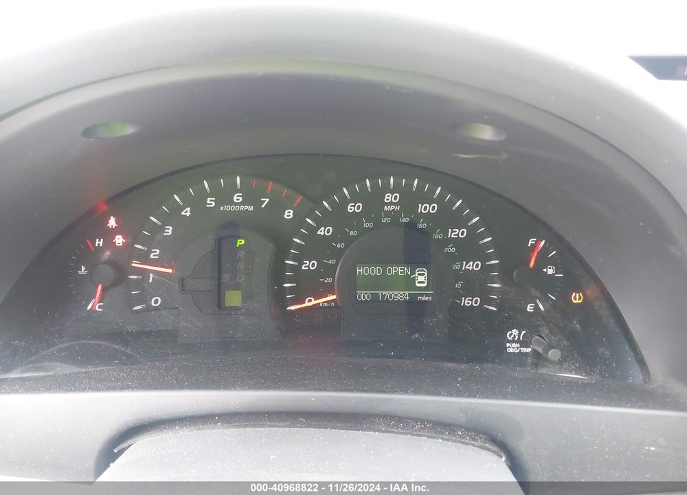 2007 TOYOTA CAMRY XLE V6 VIN: 4T1BK46K97U543476