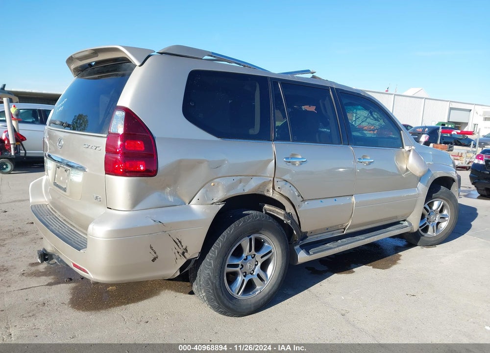 2008 LEXUS GX 470 VIN: JTJBT20X780155680