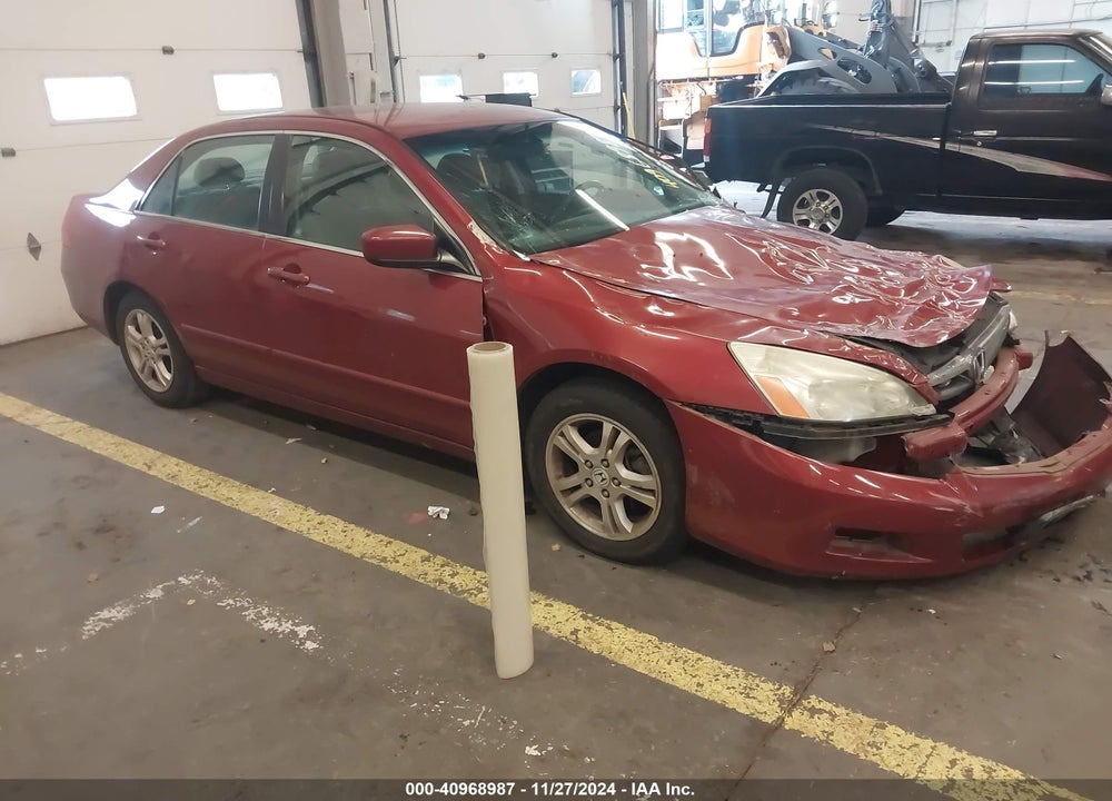 2007 HONDA ACCORD 2.4 SE VIN: 1HGCM56337A218343