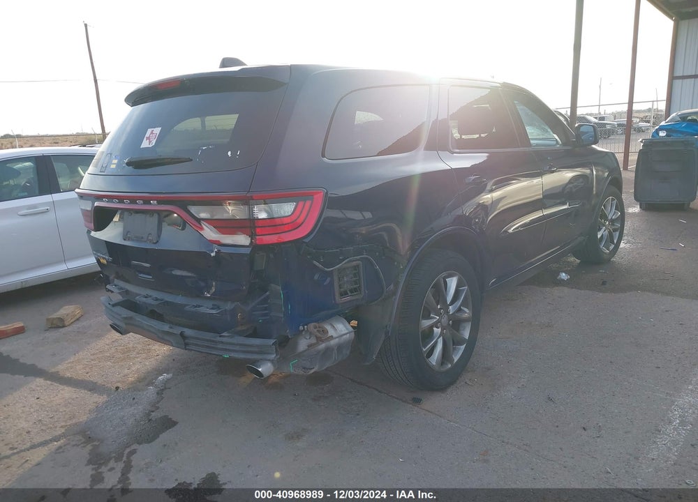 2014 DODGE DURANGO SXT VIN: 1C4RDHAG5EC405329