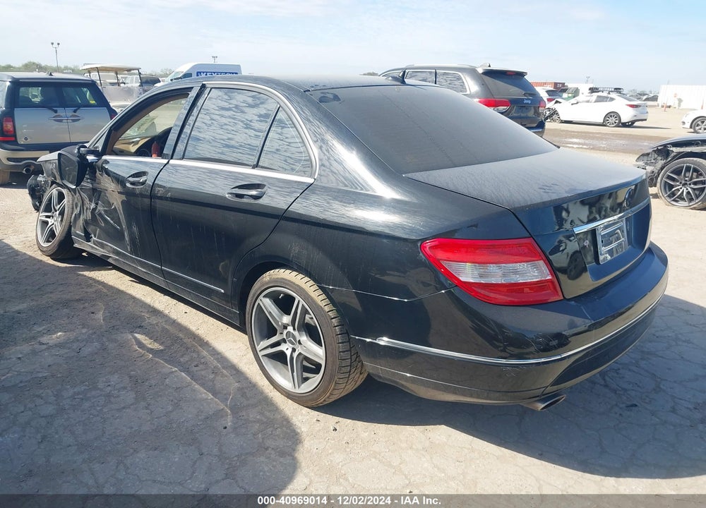 2008 MERCEDES-BENZ C VIN: WDDGF54X78F146203