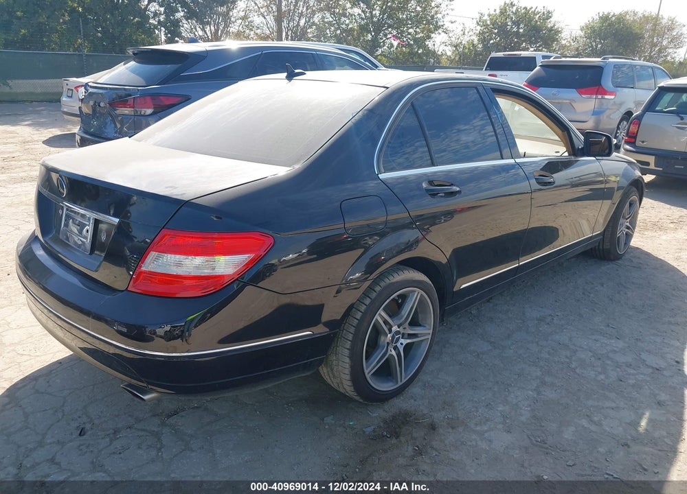 2008 MERCEDES-BENZ C VIN: WDDGF54X78F146203