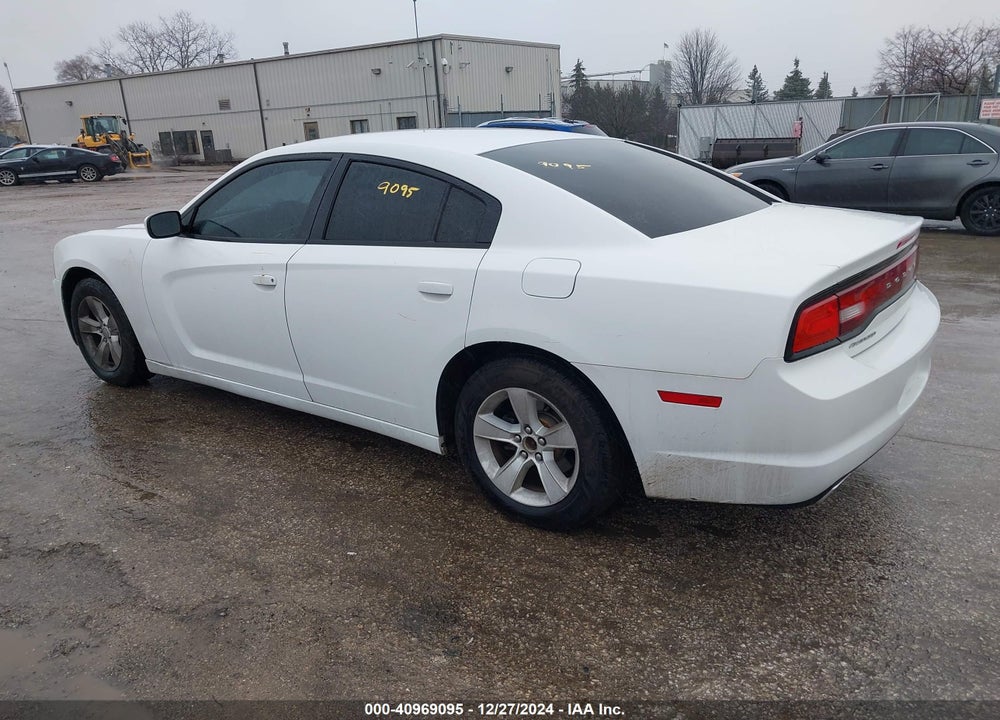 2013 DODGE CHARGER SE VIN: 2C3CDXBGXDH742982
