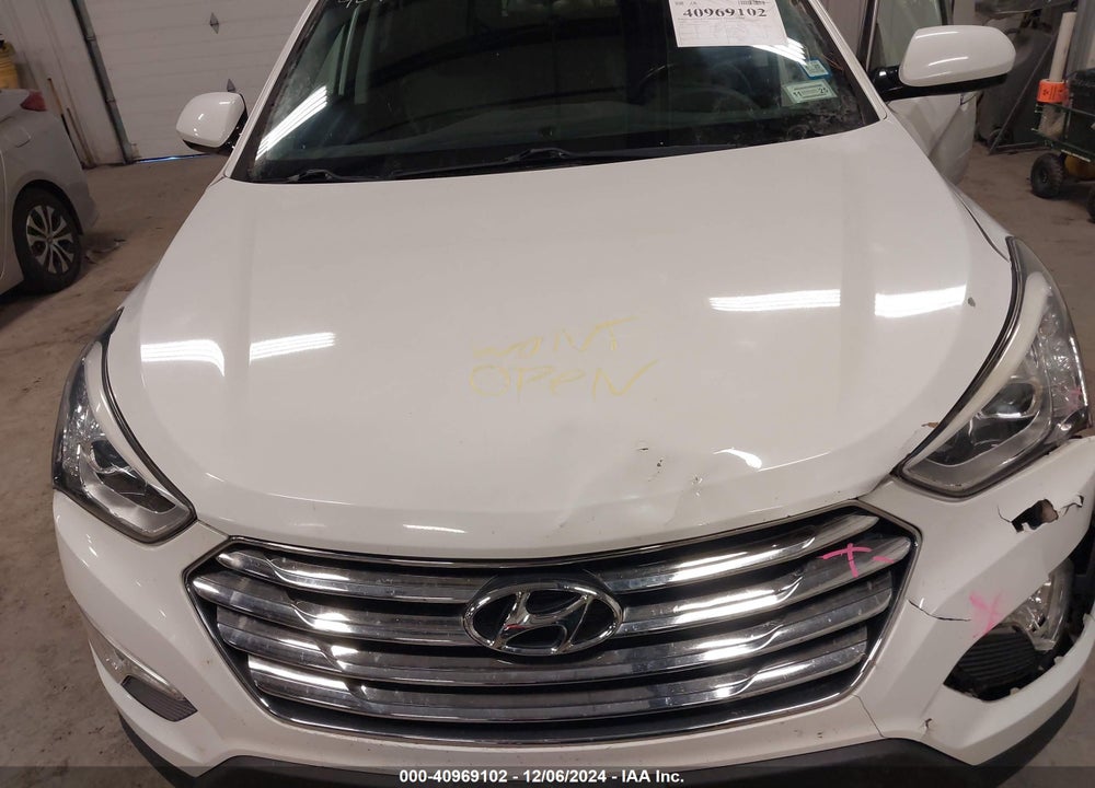 2013 HYUNDAI SANTA FE GLS VIN: KM8SMDHF0DU022071