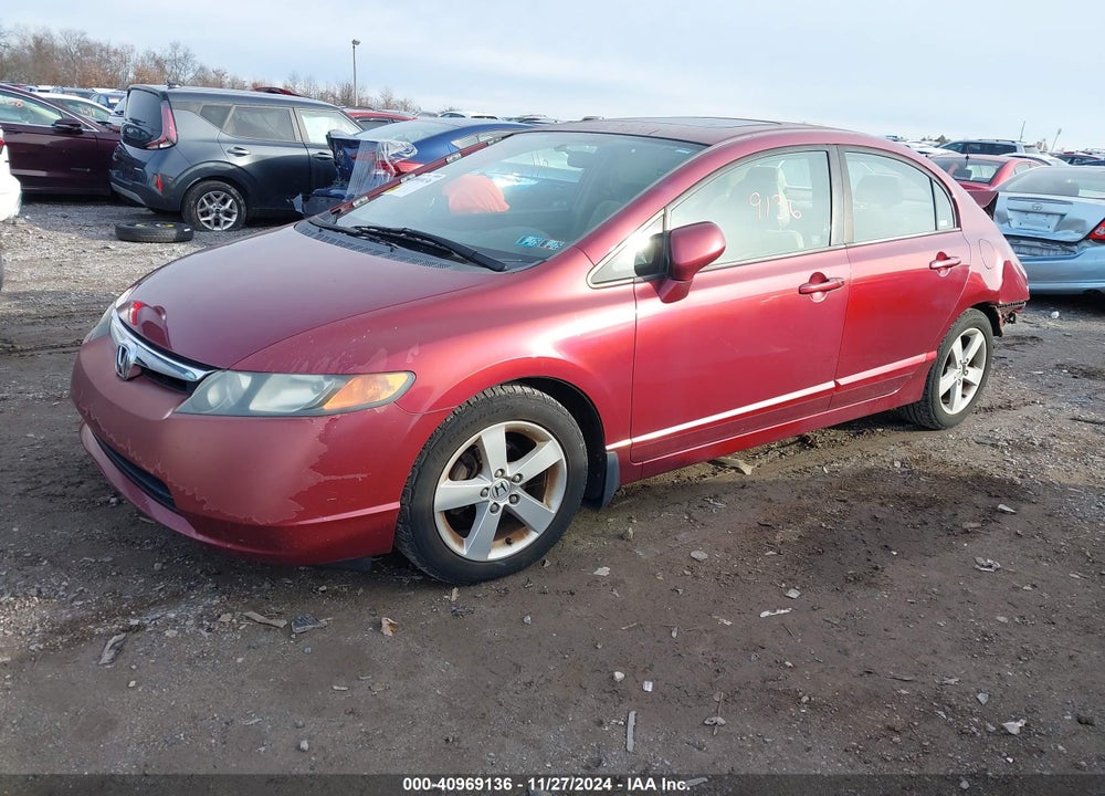 2006 HONDA CIVIC EX VIN: 1HGFA16876L037940