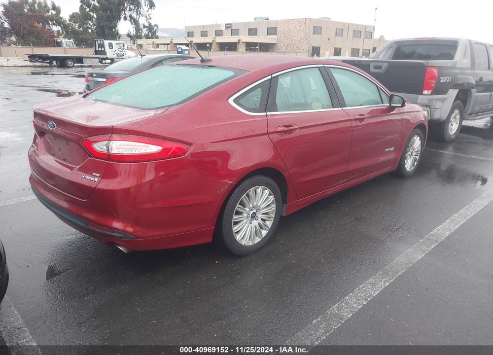 2014 FORD FUSION HYBRID SE VIN: 3FA6P0LUXER393118