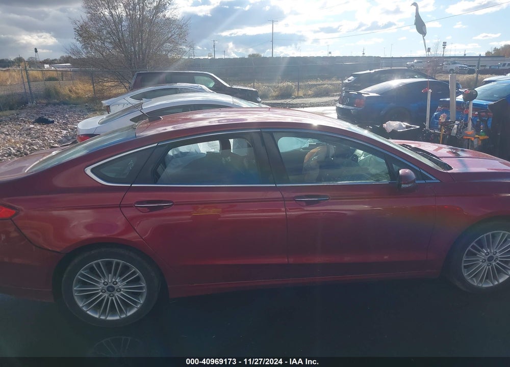 2015 FORD FUSION SE VIN: 3FA6P0H91FR227110