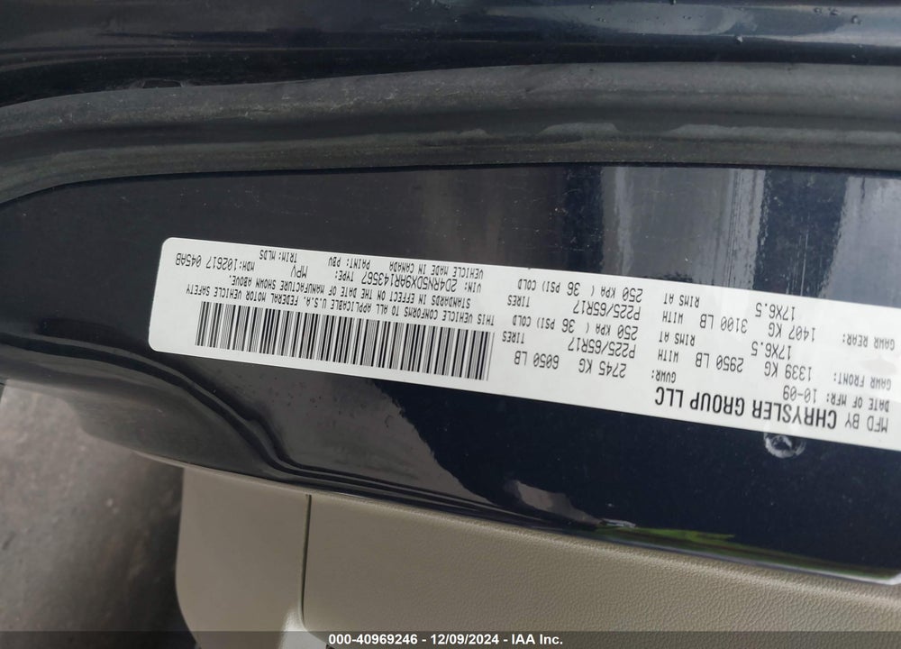 2010 DODGE GRAND CARAVAN SXT VIN: 2D4RN5DX9AR143567