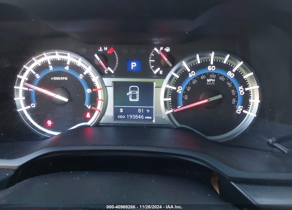 2014 TOYOTA 4RUNNER LIMITED VIN: JTEBU5JRXE5198101