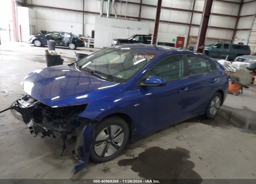 2019 HYUNDAI IONIQ HYBRID BLUE VIN: KMHC65LCXKU167763