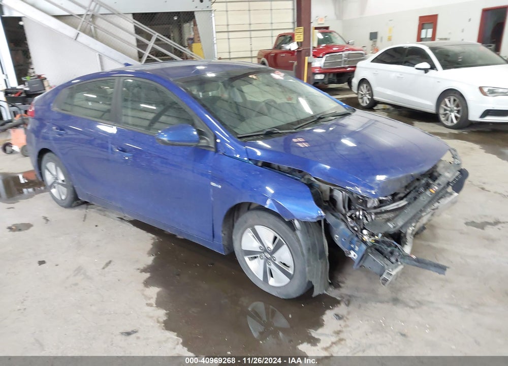 2019 HYUNDAI IONIQ HYBRID BLUE VIN: KMHC65LCXKU167763