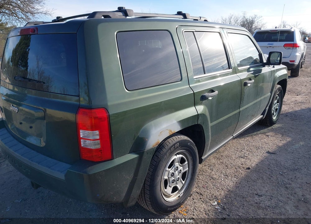 2008 JEEP PATRIOT SPORT VIN: 1J8FT28W88D790845