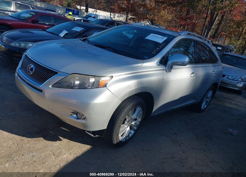 2010 LEXUS RX 450H VIN: JTJBC1BA0A2008260