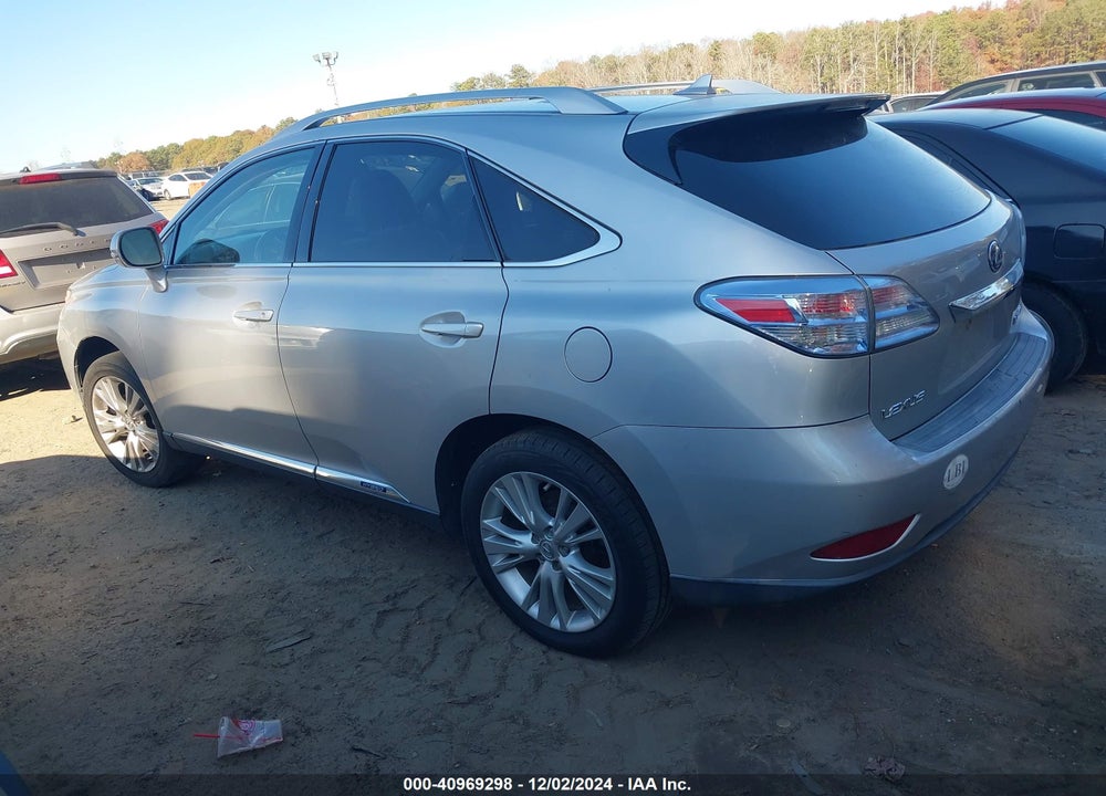 2010 LEXUS RX 450H VIN: JTJBC1BA0A2008260