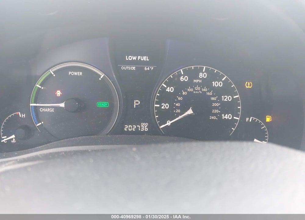 2010 LEXUS RX 450H VIN: JTJBC1BA0A2008260