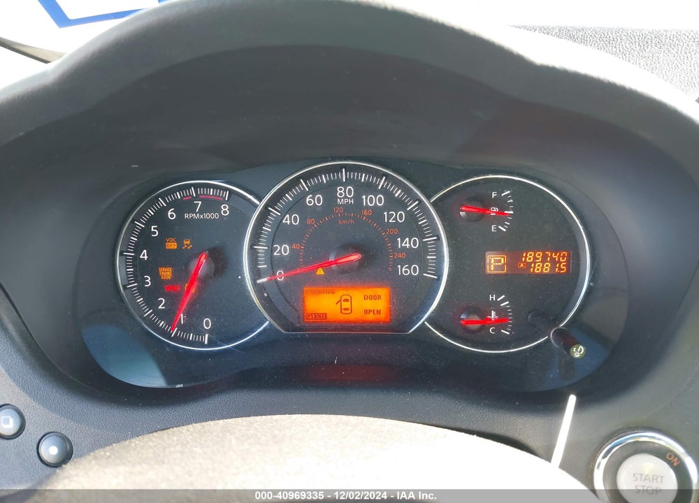 2009 NISSAN MAXIMA 3.5 SV VIN: 1N4AA51E69C828578