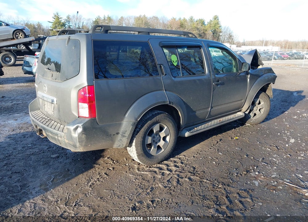 2008 NISSAN PATHFINDER S VIN: 5N1AR18B48C649635