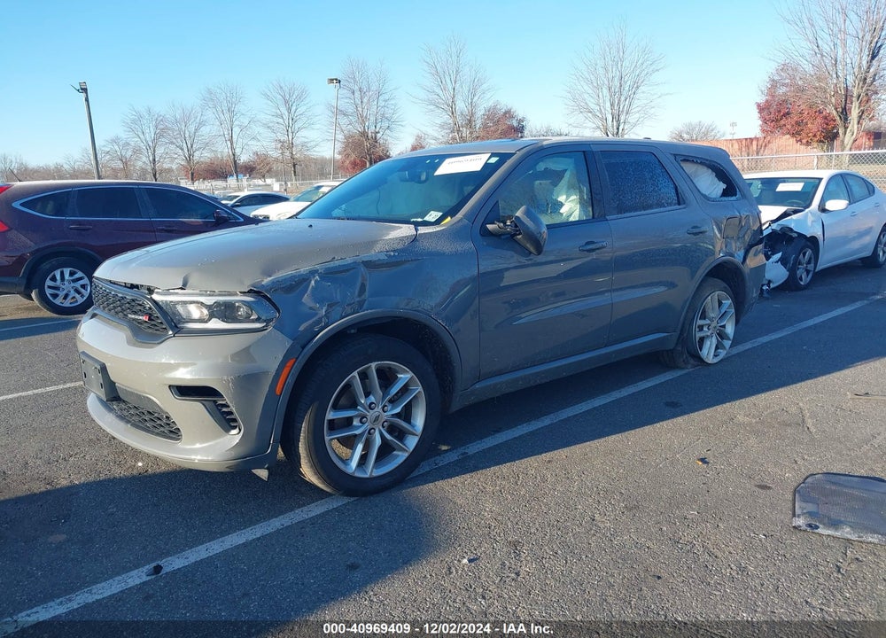 2022 DODGE DURANGO GT AWD VIN: 1C4RDJDG9NC215908