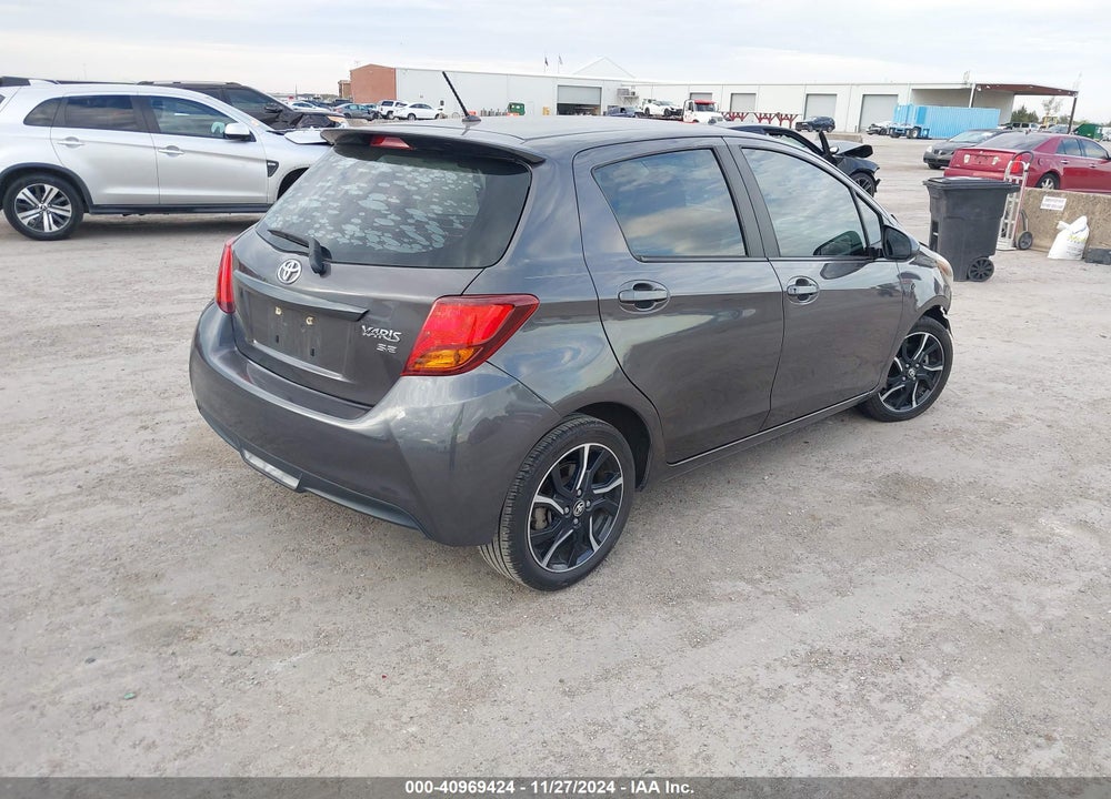 2015 TOYOTA YARIS SE VIN: VNKKTUD33FA025349