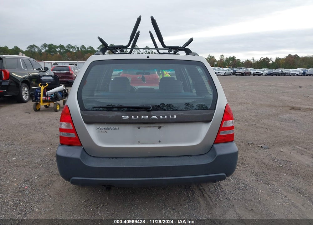 2005 SUBARU FORESTER 2.5X VIN: JF1SG63675H701138
