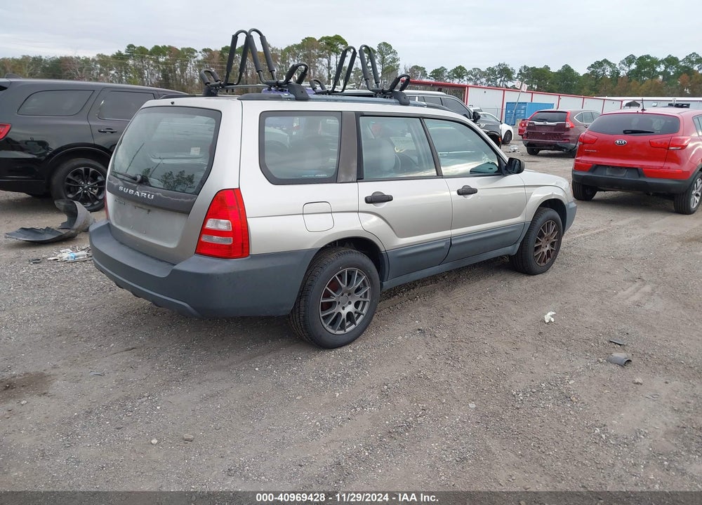 2005 SUBARU FORESTER 2.5X VIN: JF1SG63675H701138