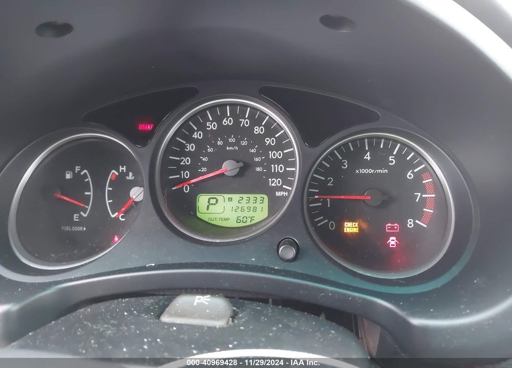 2005 SUBARU FORESTER 2.5X VIN: JF1SG63675H701138