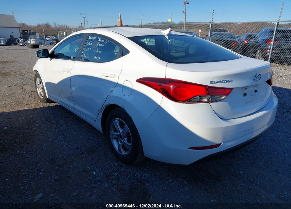 2014 HYUNDAI ELANTRA SE VIN: 5NPDH4AE5EH494779