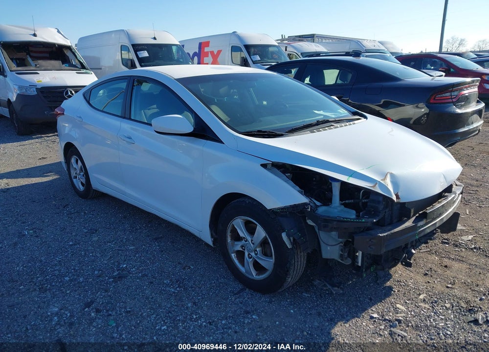 2014 HYUNDAI ELANTRA SE VIN: 5NPDH4AE5EH494779