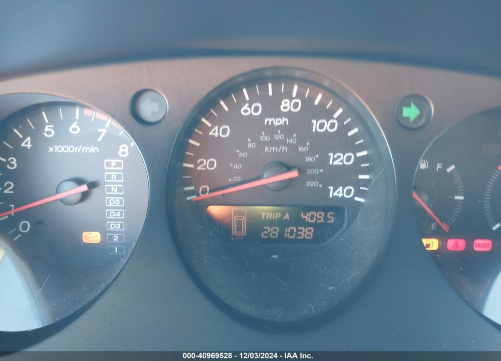 2001 ACURA MDX VIN: 2HNYD18661H516179