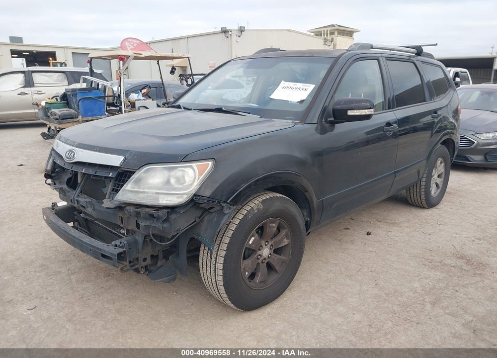 2009 KIA BORREGO EX V6 VIN: KNDJJ741595040037