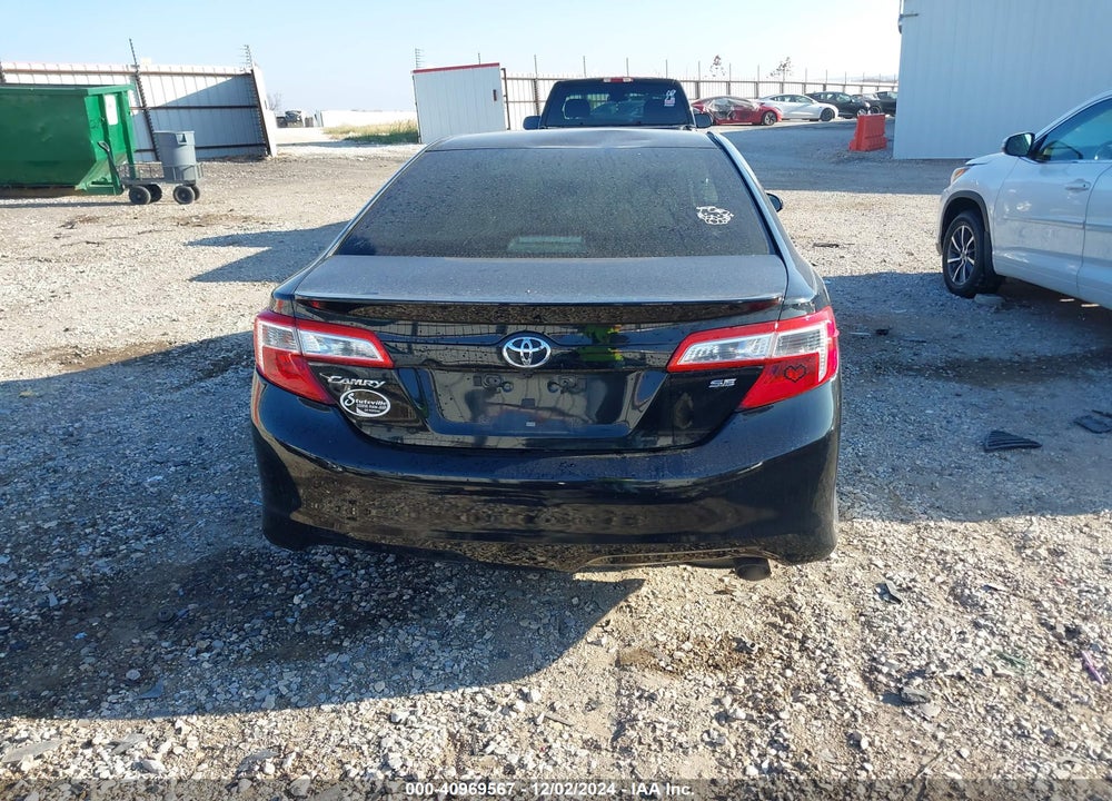 2013 TOYOTA CAMRY SE VIN: 4T1BF1FK4DU722510