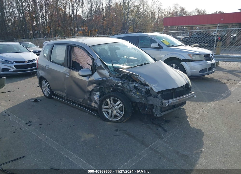 2007 HONDA FIT SPORT VIN: JHMGD38697S016630