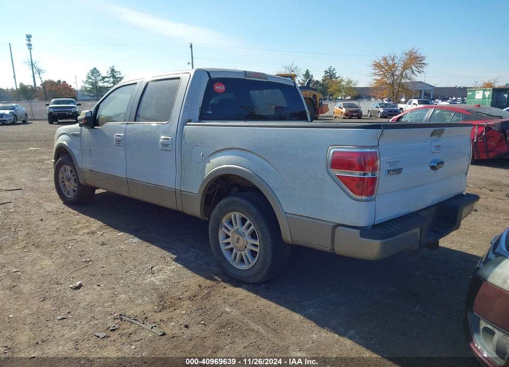 2009 FORD F-150 LARIAT VIN: 1FTPW12V09FA43078