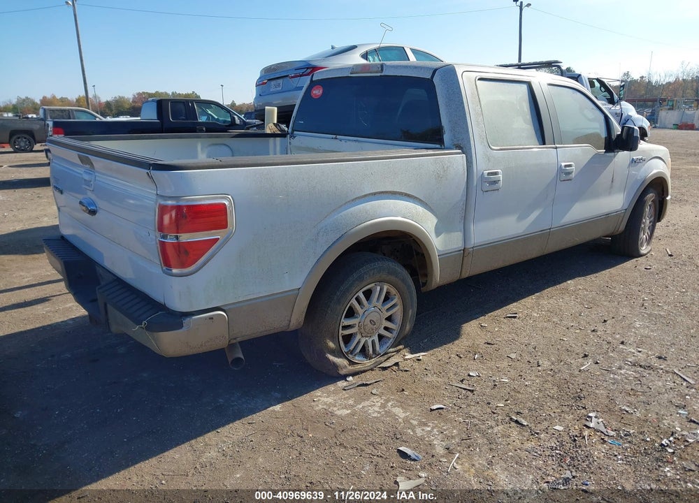 2009 FORD F-150 LARIAT VIN: 1FTPW12V09FA43078