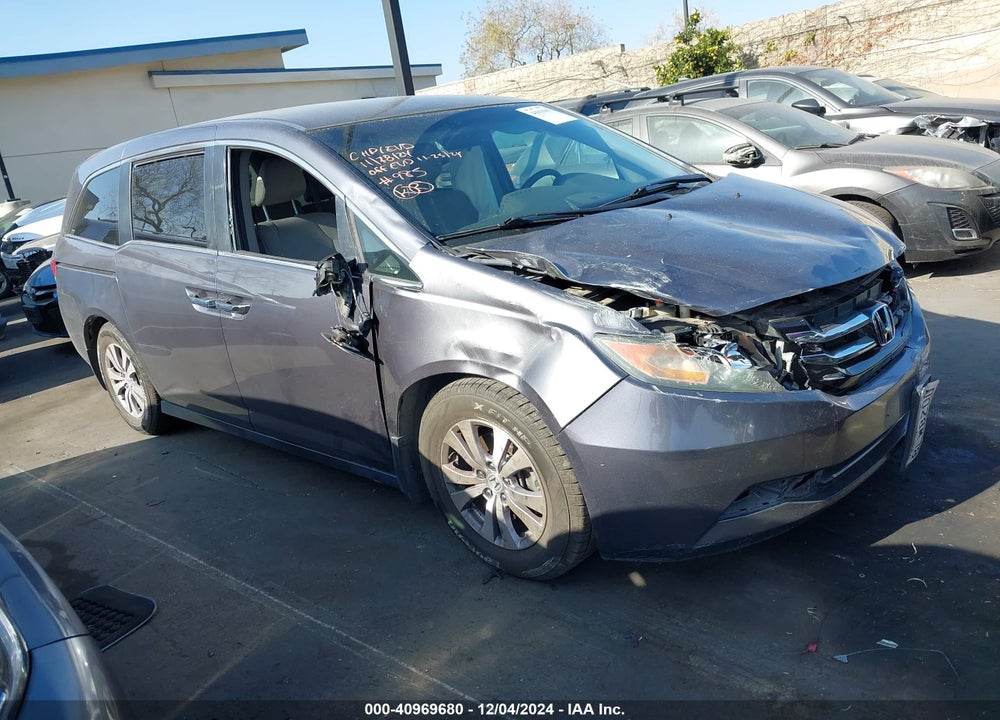 2016 HONDA ODYSSEY SE VIN: 5FNRL5H33GB034259