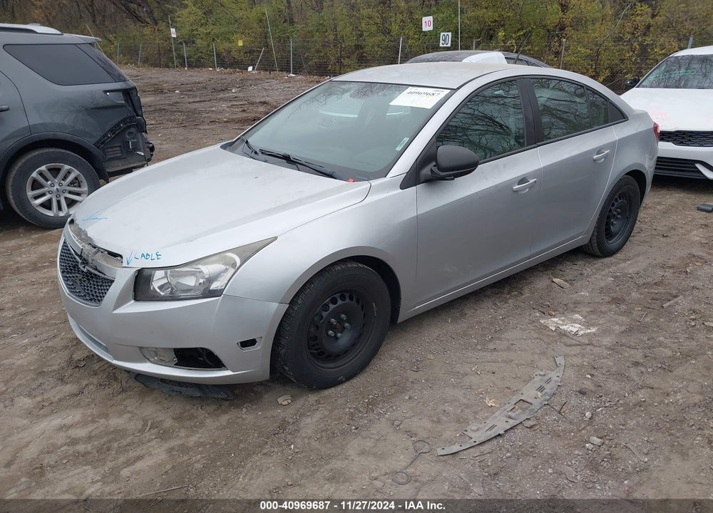 2014 CHEVROLET CRUZE LS MANUAL VIN: 1G1PB5SH2E7326611