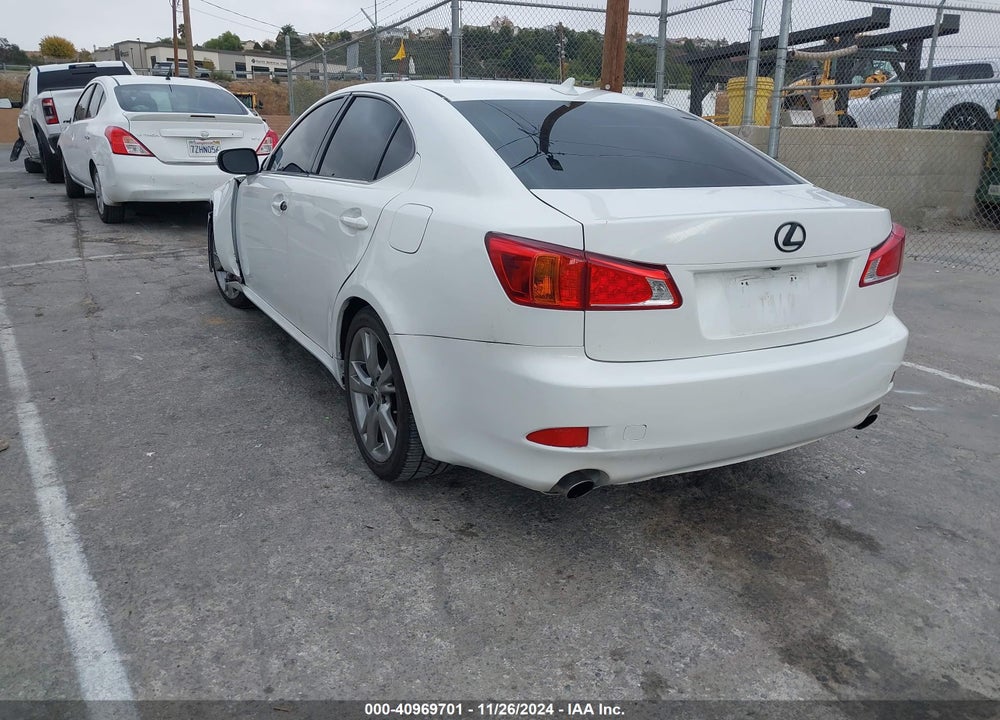 2009 LEXUS IS 250 VIN: JTHBK262795093444