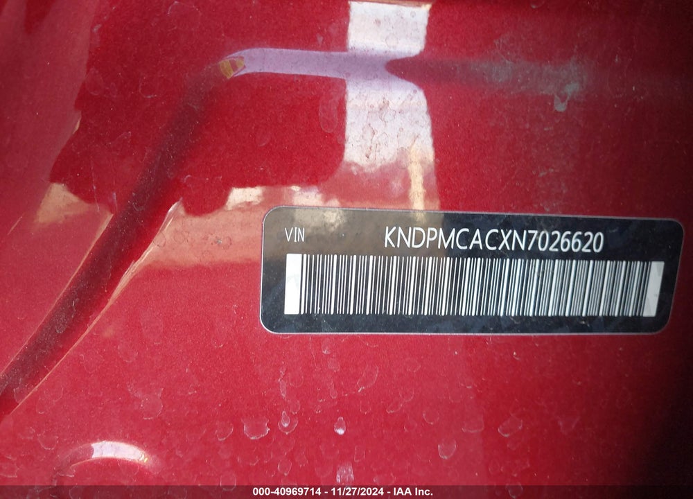 2022 KIA SPORTAGE LX VIN: KNDPMCACXN7026620
